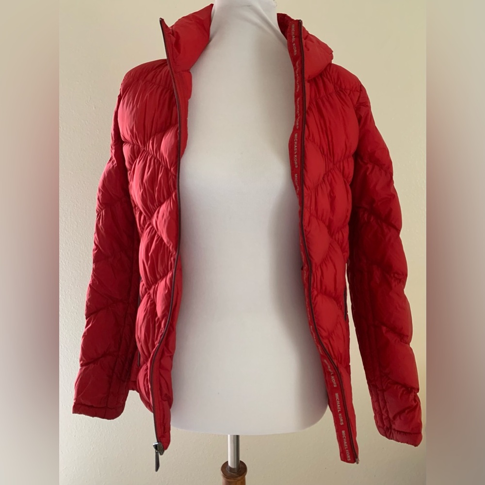 Michael Kors Womens Size Small Packable Quilted Puffer Jacket